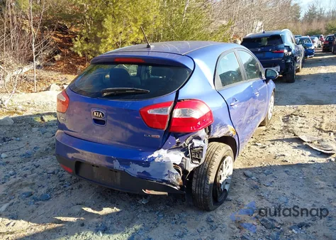 2013 Kia Rio Ex z USA, uszkodzony, nr VIN KNADN5A32D6208387